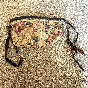 American Eagle printed clutch